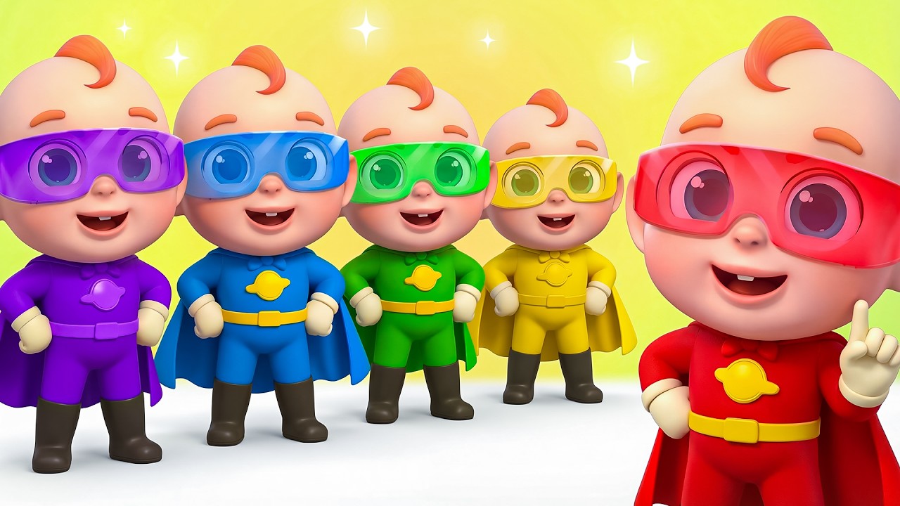 Kids Turn into Superheroes | Superhero Song | Rosoo Nursery Rhymes & Kids Songs