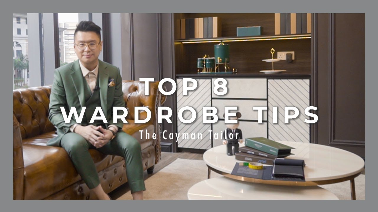 Top 8 Wardrobe Design Tips |The Cayman Tailor |Men's Bespoke Wardrobe Design |Walk-in Closet Design