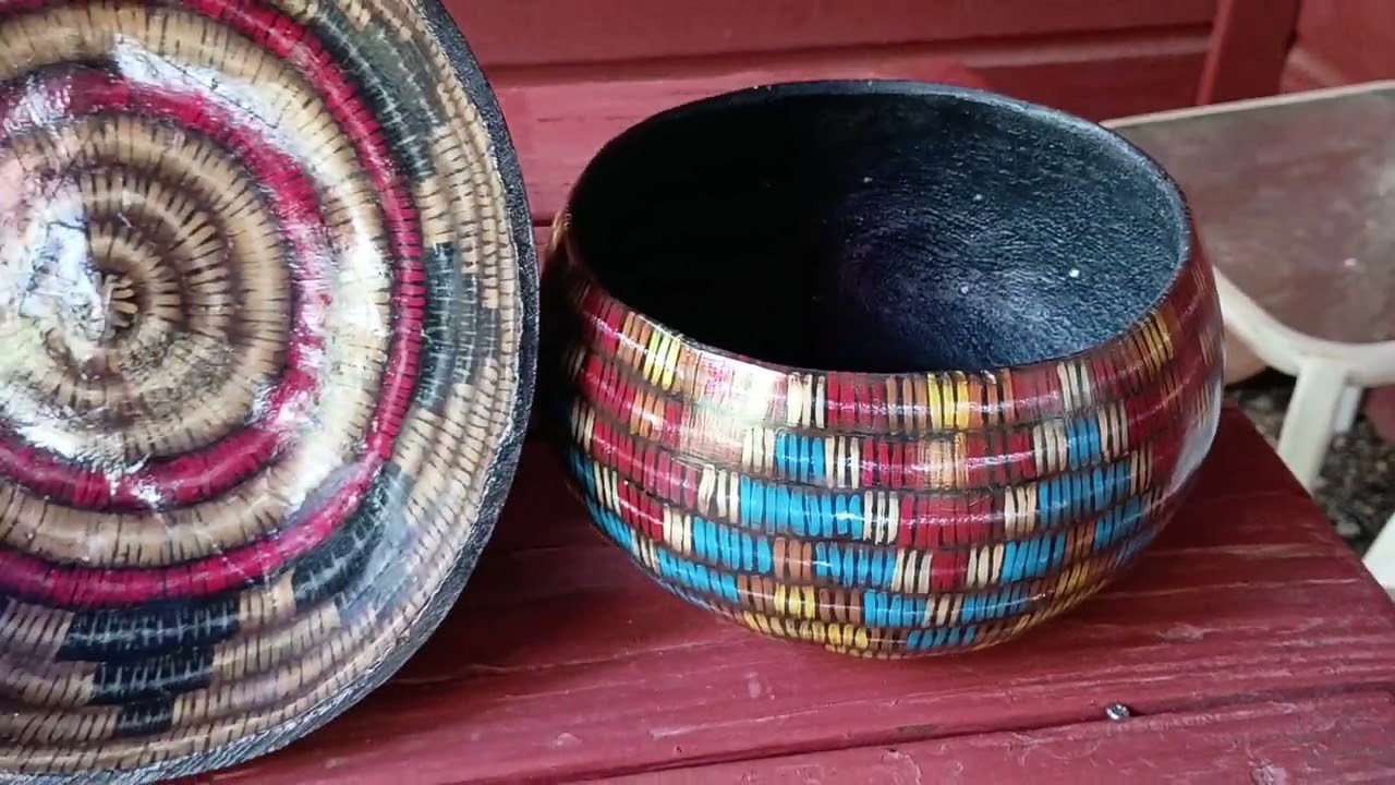 Faux Coiling Video with Gourds Varnished ~ Featuring Miriam Joy