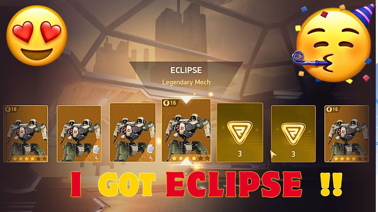 🔥ECLIPSE LEGENDARY UNLOCKED 😍 #mecharenastudent