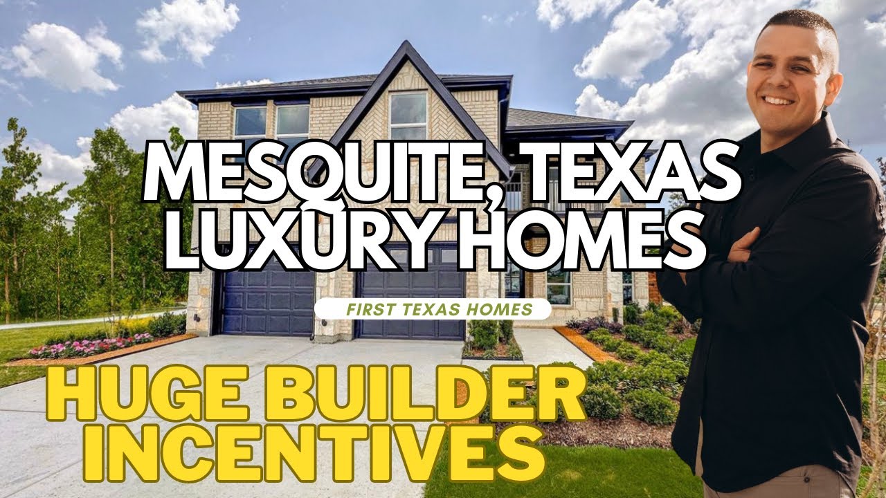 First Texas Homes for Sale in Mesquite Texas