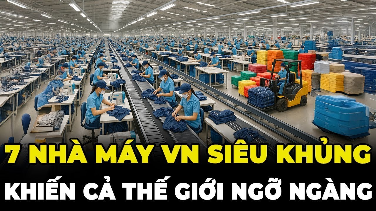 7 Nh&agrave; M&aacute;y Sản Xuất Quy M&ocirc; Lớn Nhất Việt Nam &ndash; Khiến Cả Thế Giới Phải Ngỡ Ng&agrave;ng
