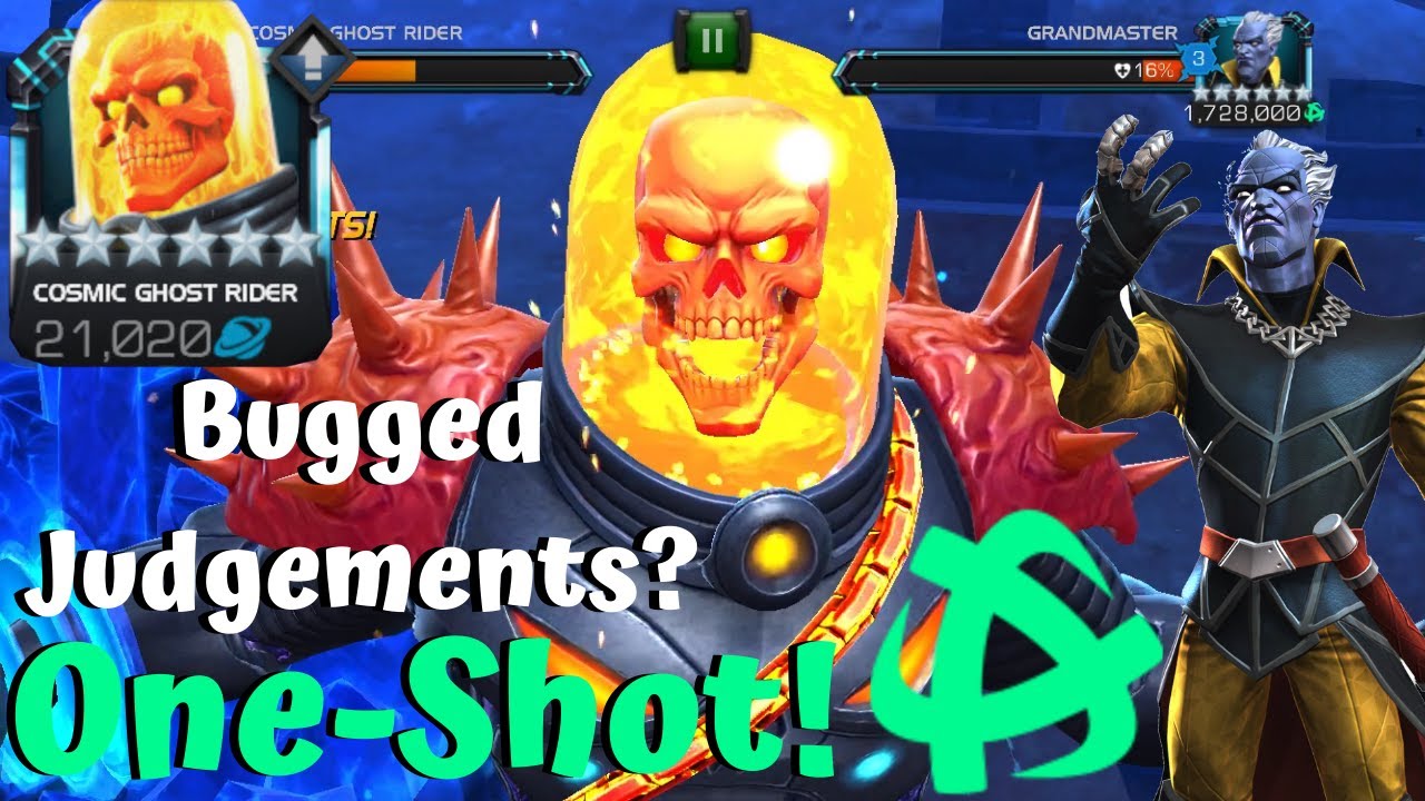 Cosmic Ghost Rider vs Grandmaster! One-Shot! Act 6 Final Boss! - Marvel Contest of Champions