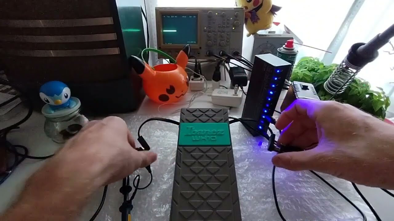 Ibanez Wah WH10 V2: Improv Repair Potentiometer and LED Replacement