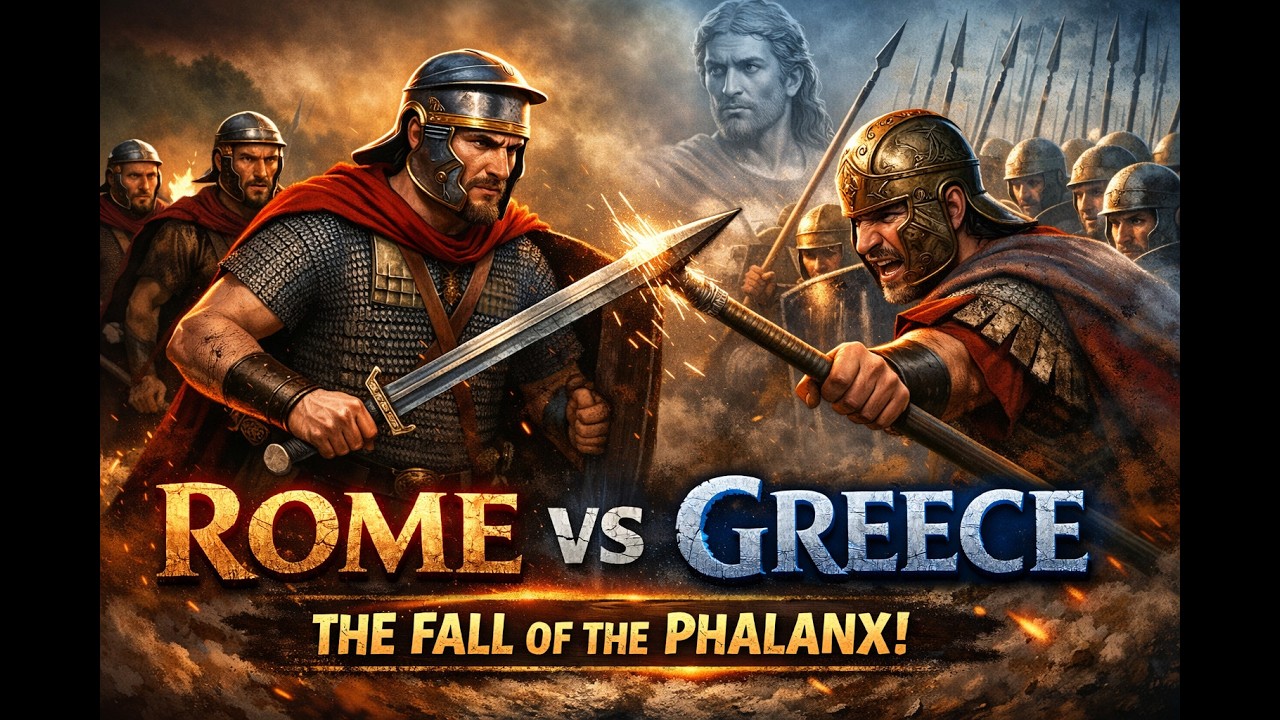 🔥 THE DAY THE INVINCIBLE WALL BROKE | Rome vs Greece (How the Phalanx Fell)