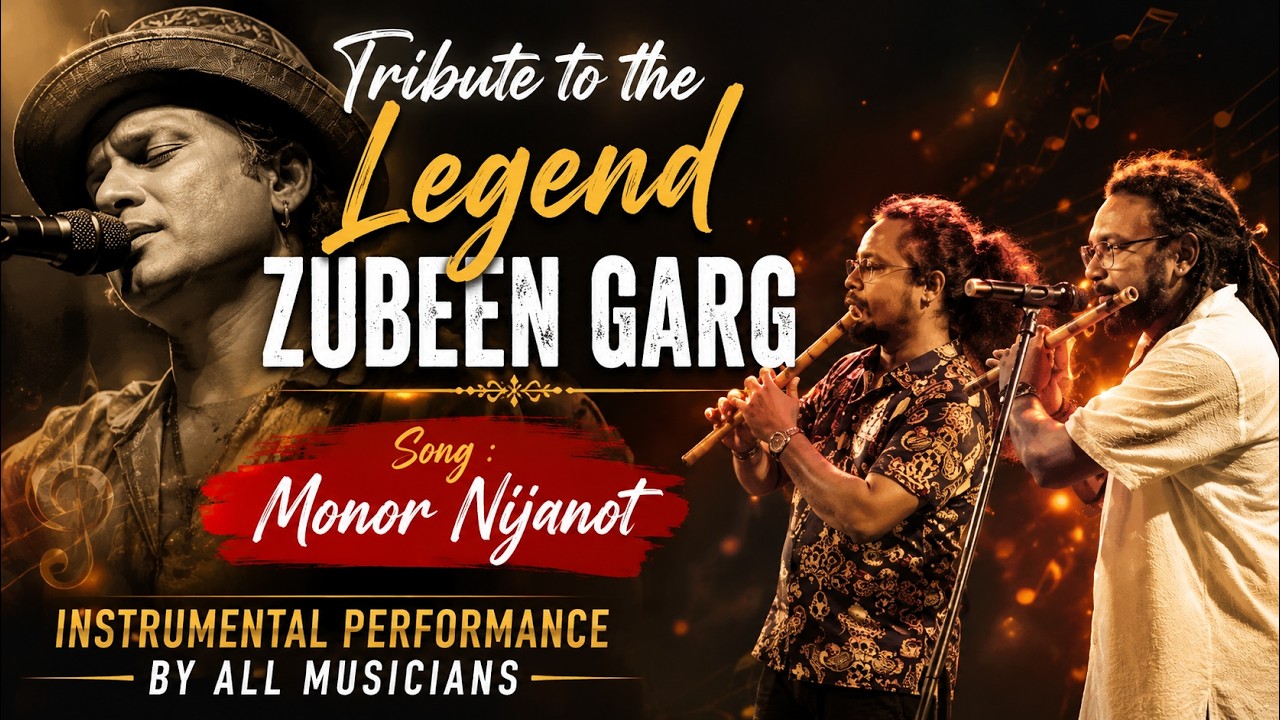 Tribute to Zubeen Garg || Monor Nijanot || Instrumental || Nabajit Saikia || Anuraag Saikia | Flute 