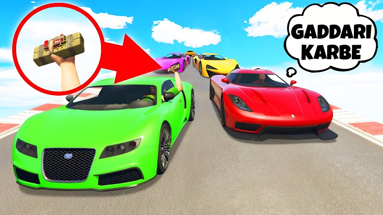 The Gang Did Gaddari With Me in This GTA 5 Impossible Race XD