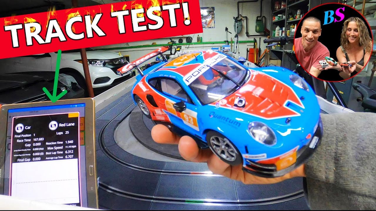 Carrera digital Porsche 911 RSR 1/24 slot car TRACK TEST! She Goes!