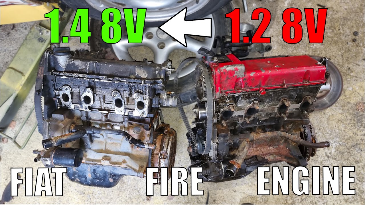 1.2 8V Moottorin Vaihto Uudempaan ja Tehokkaampaan Fiat FIRE 1.4 8V | 1.2 to 1.4 Engine Swap Osa 1.