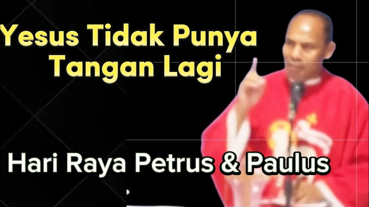 Romo Wilfrid: Yesus Tidak Punya Tangan Lagi