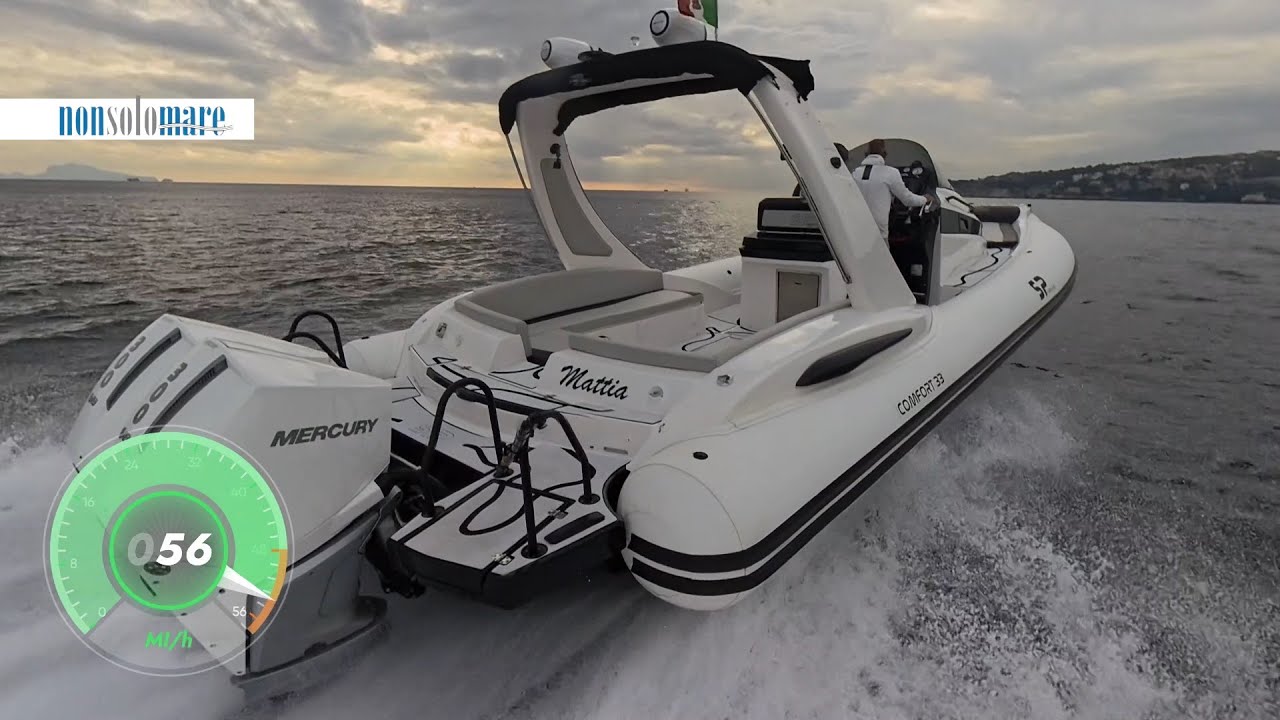 Sea Prop Comfort 33 prova in mare con 2 V8 da 300 HP di casa Mercury