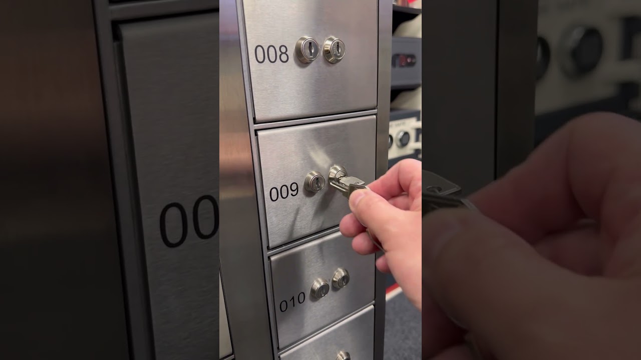 STAINLESS STEEL SAFE DEPOSIT LOCKERS