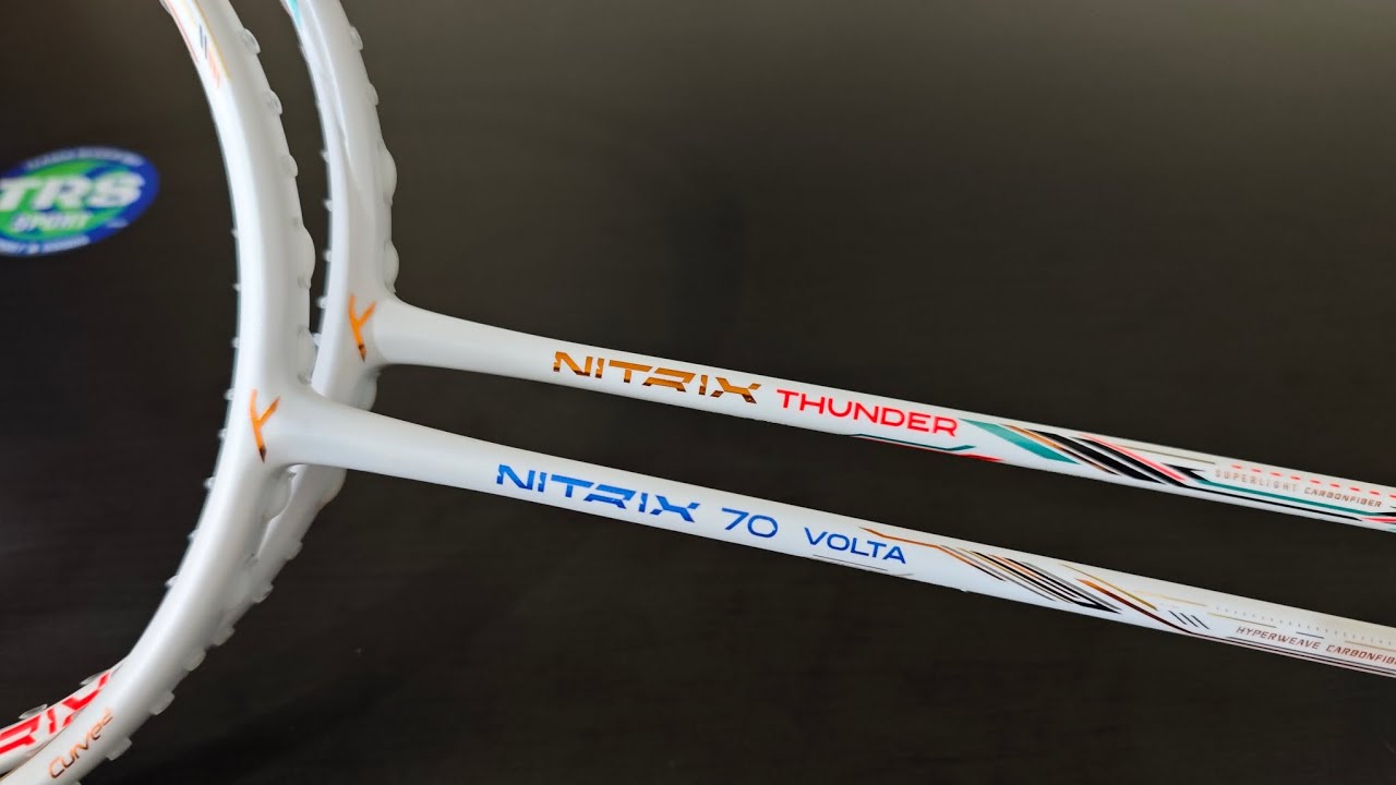 Komparasi Raket Nitrix 70 Volta VS Nitrix Thunder harga menentukan rasa apalagi setting di TRS sport
