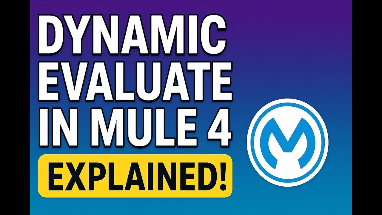 Dynamic Evaluate in Mule 4 | Execute DataWeave Scripts Dynamically | MuleSoft Tutorial