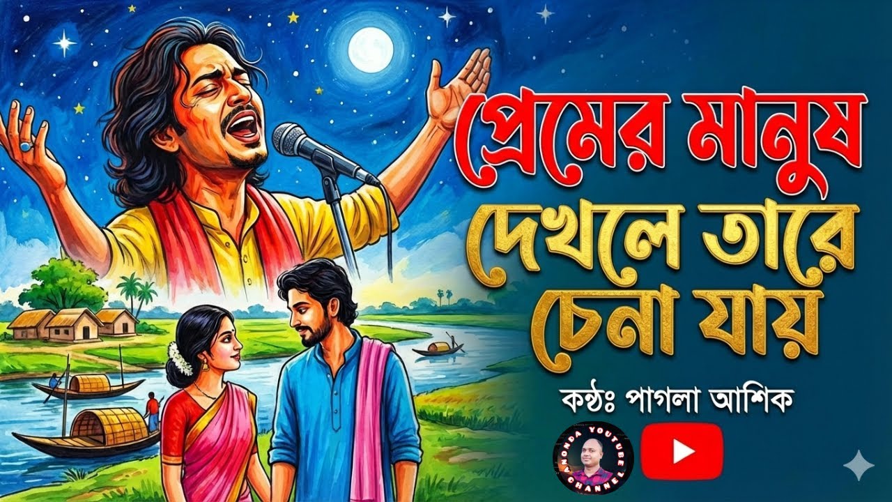 প্রেমের মানুষ দেখলে তারে চেনা যায় II pagla ashik