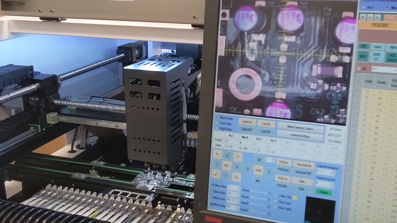 SMT550 First PCB assembly inspection