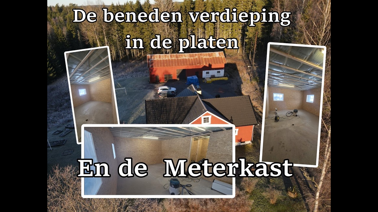 RENOVATIE In Zweden: De beneden verdieping in de platen
