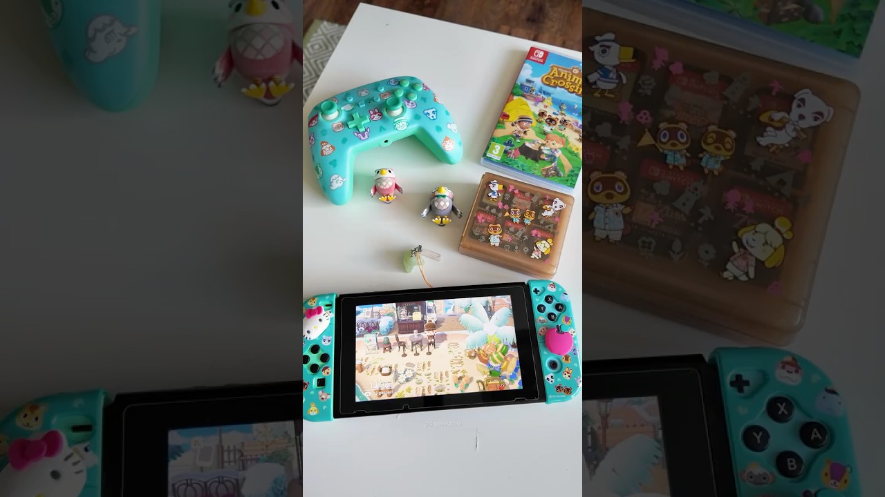 while waiting for a Nintendo Switch 2 Animal Crossing edition 🥹💝 