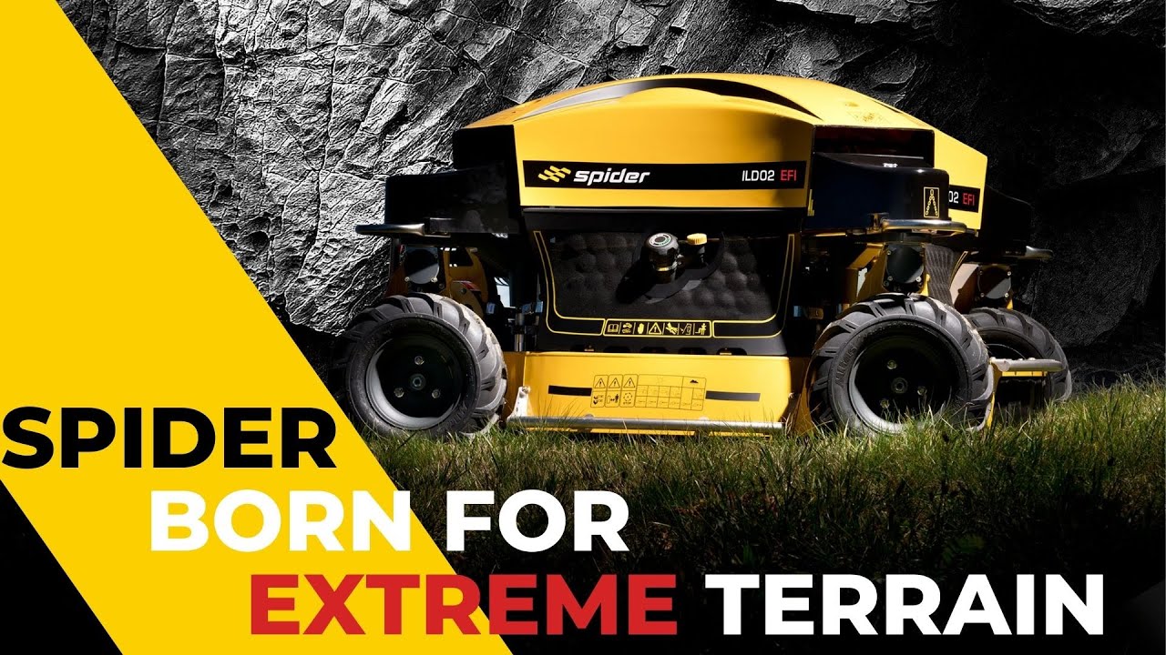 SPIDER mowers powered by Kawasaki EFI engines