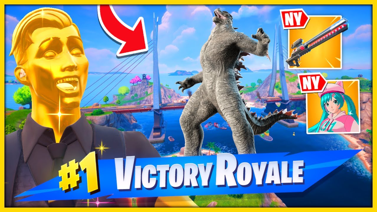 Godzilla Har Ødelagt Broen i Fortnite! Nyt Music Pass, Nyt Sted + Meget mere!