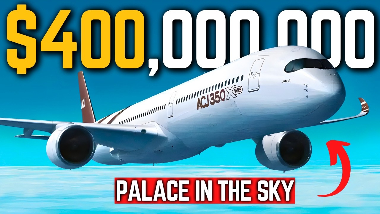Внутри Airbus ACJ350 стоимостью 400 миллионов долларов