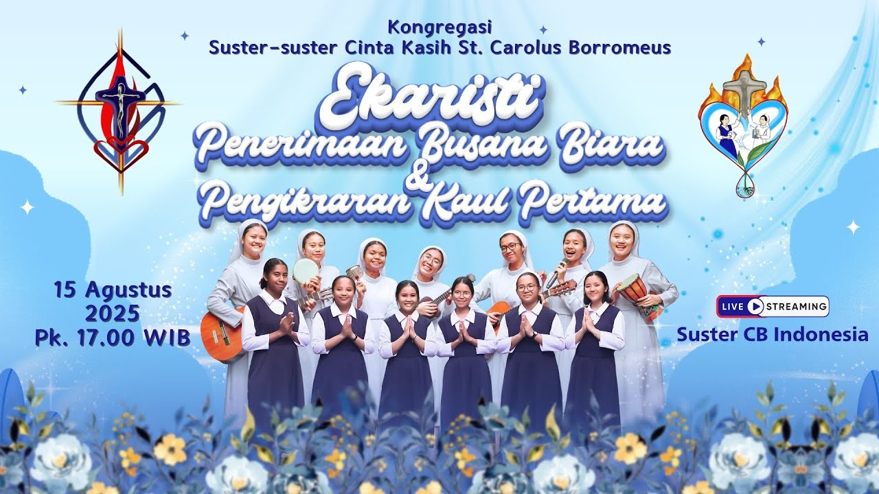 LIVE KLEDING PROFESI SUSTER CB 2025, Jumat, 15 Ags 2025, pk 17.00 WIB