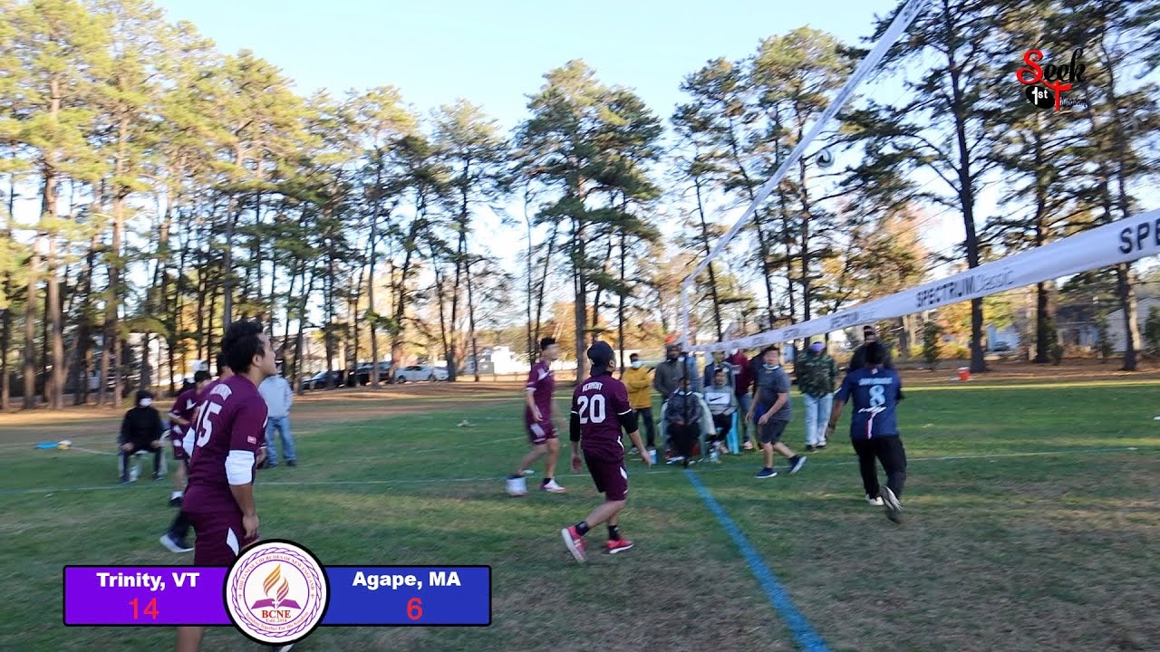 BCNE Volleyball Tournament || Trinity Vermont VS Agape MA
