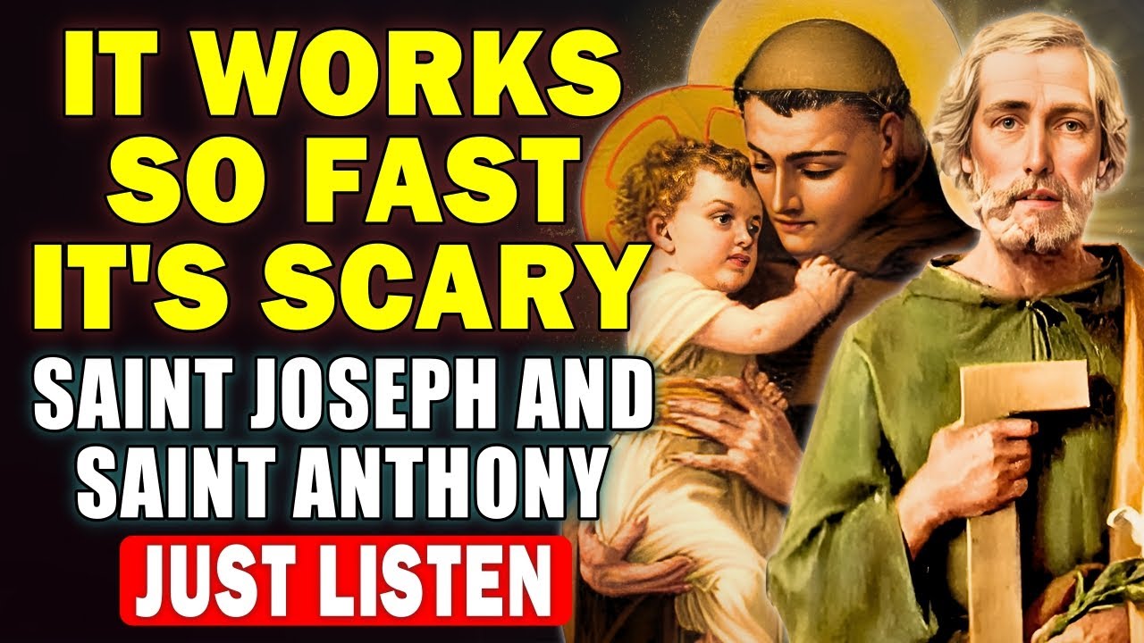 💖 SAINT JOSEPH AND SAINT ANTHONY - FOR THEIR IMPOSSIBLE AND URGENT CAUSE ✝️