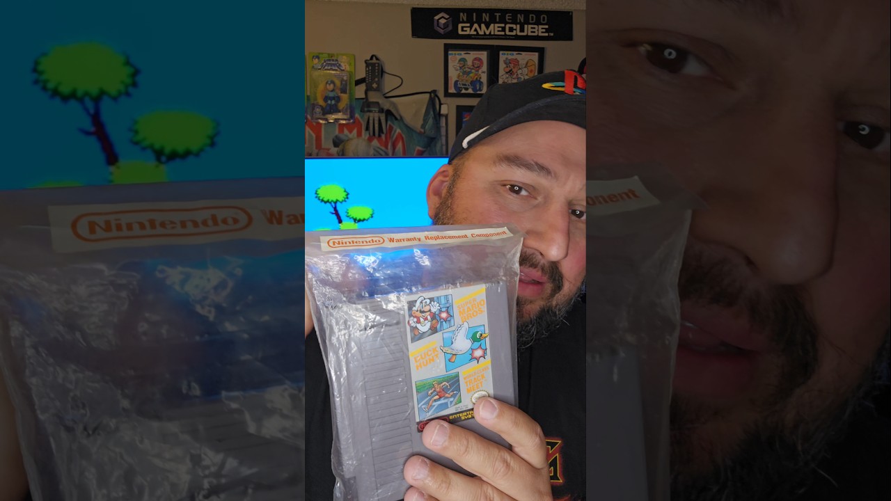 Официальная заводская реставрация Nintendo, всё ещё в оригинальной пластиковой упаковке 👀 #ninten...
