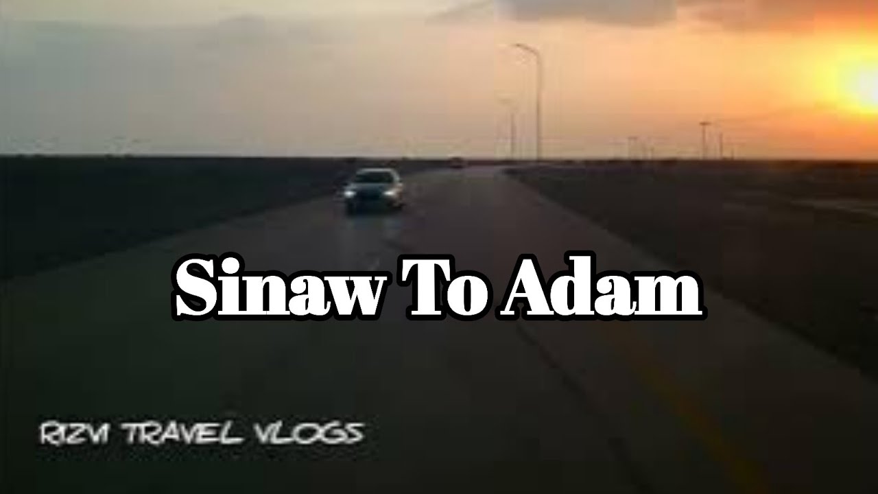 «На машине по пустыне: из Синау в Адам, Оман 🇴🇲🚗»