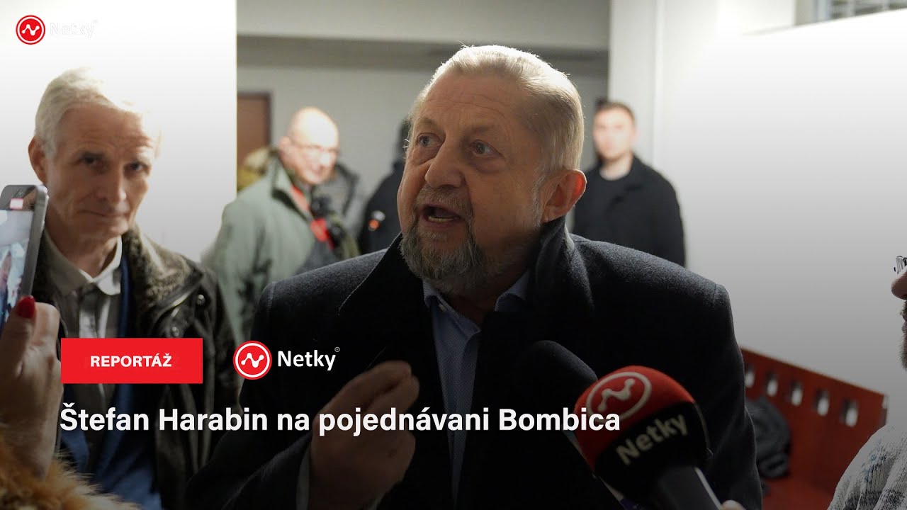 Štefan Harabin na pojednávani Bombica