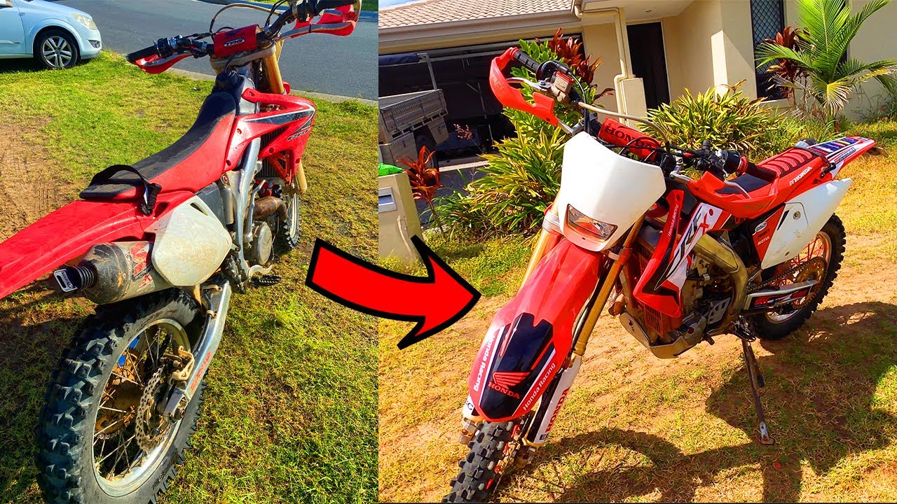 Transforming My Brothers CRF450x!