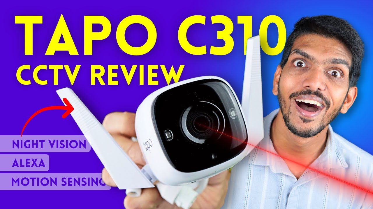 Tapo C310 Security Camera Review - Installation, Setup, Unboxing, Memory Card in Hindi