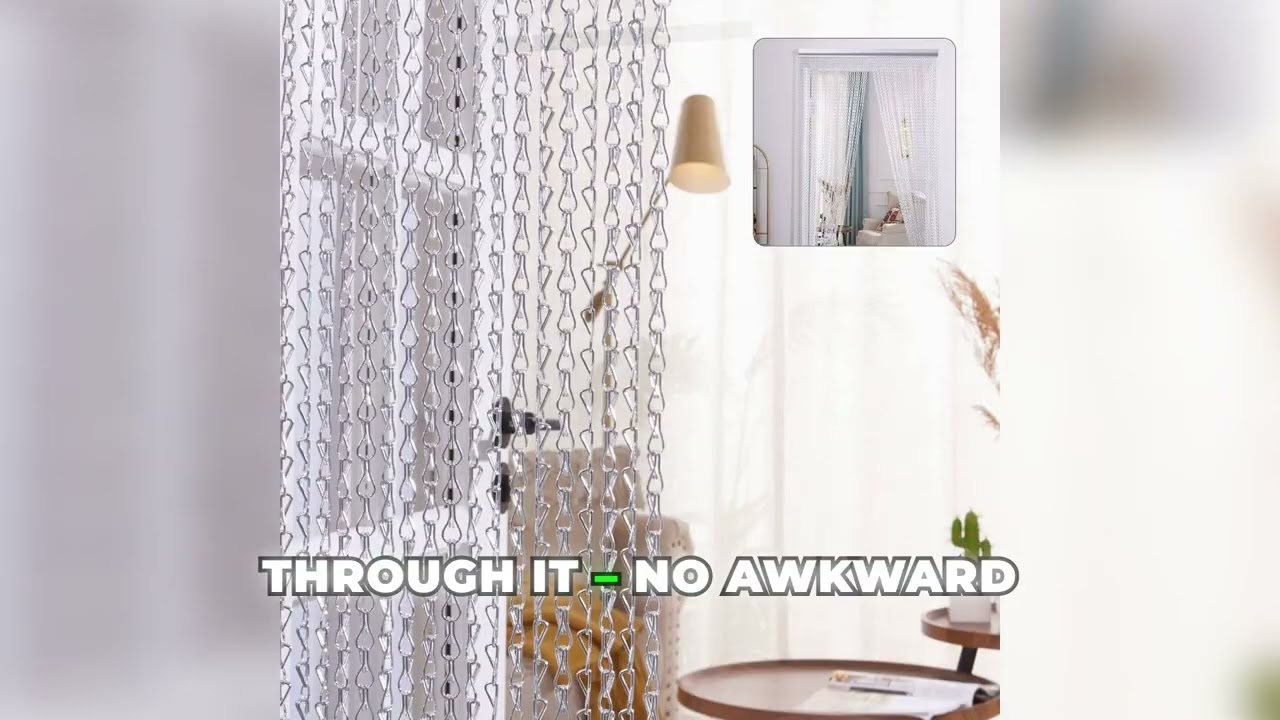 Transform Your Entrance with a Stylish Chain Door Screen ✨
