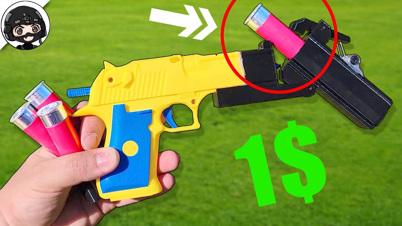 TRANSFORMÉ JUGUETE de 1💲 en una ESCOPETA❗️😱 ▬ AIRSOFT GAMEPLAY