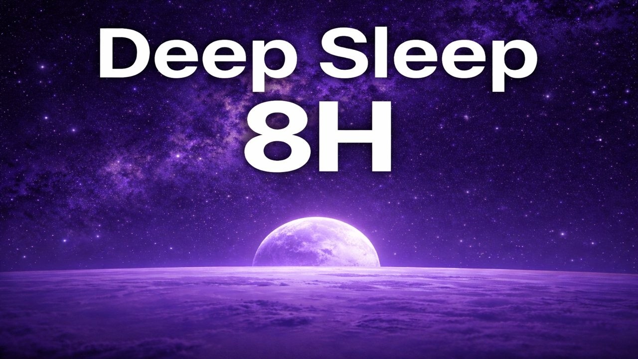 8 Hours Deep Sleep Music 🌙 Fall Asleep Fast | Relaxing Space Ambience (No Ads)