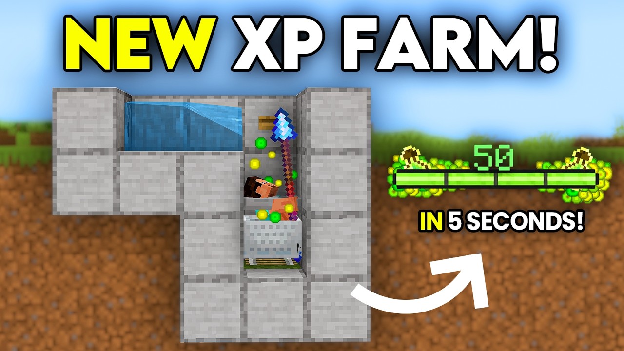 NEW BEST XP FARM in Minecraft Bedrock 26.4+!