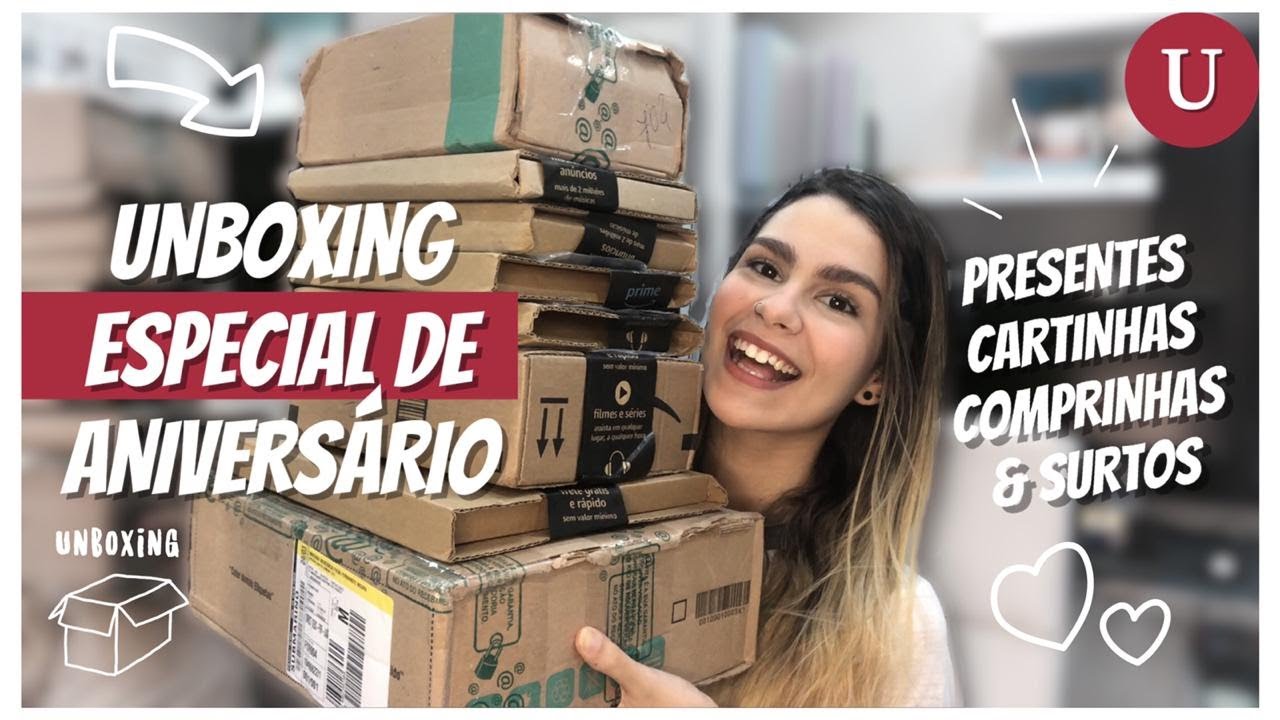 UNBOXING ESPECIAL DE ANIVERSÁRIO #1 | Mariana Moura