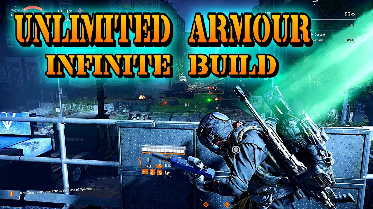 unlimited Armour infinite build The division 2 you'll never die!