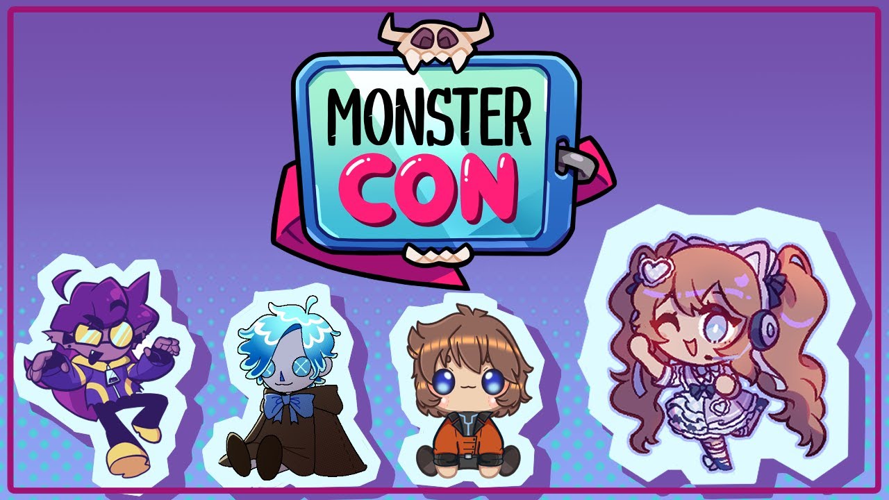Halloween vibing in Monster Prom 4: Monster Con with Keen, Kris, and Whoopz!