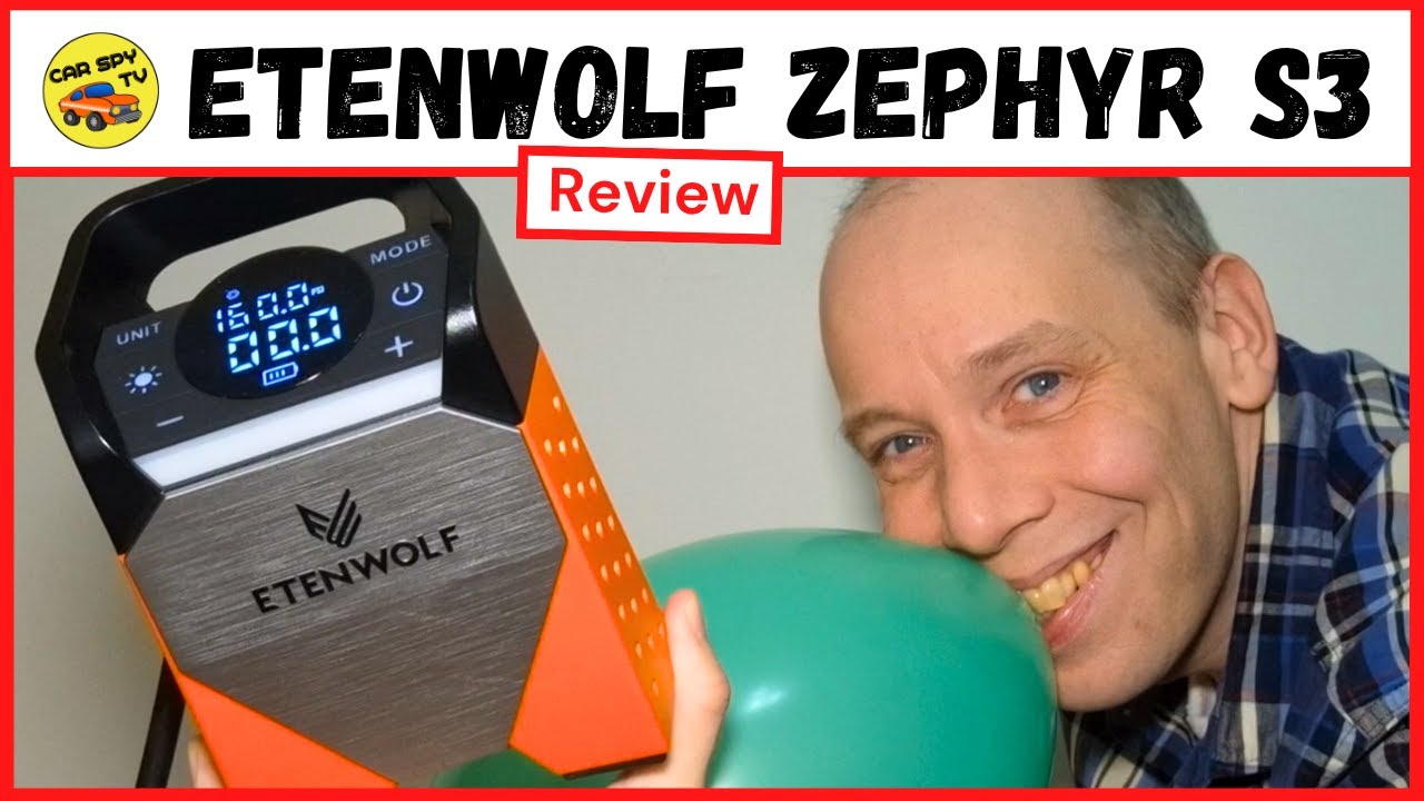 Обзор и характеристики ETENWOLF Zephyr S3: беспроводной воздушный компрессор / насос для шин (да,...