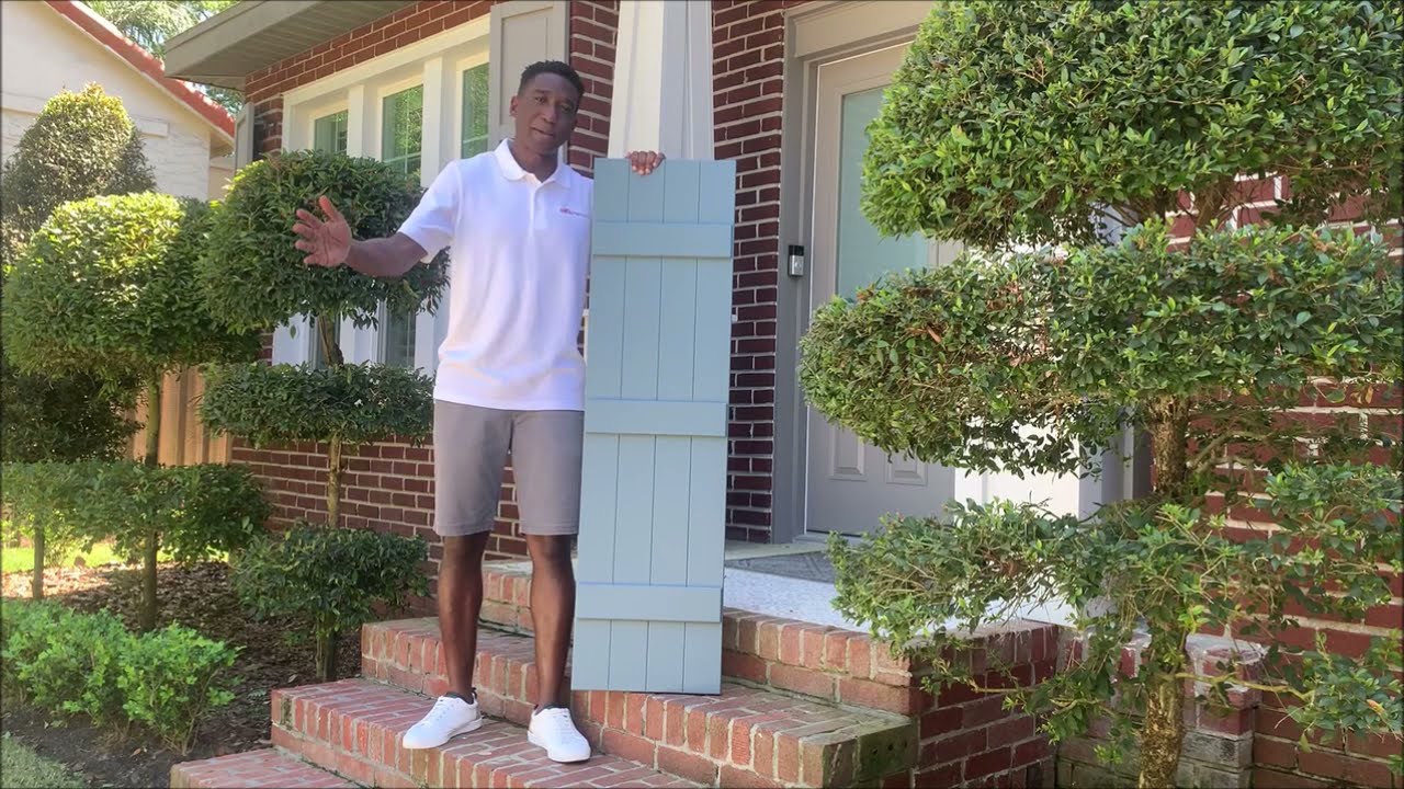 Wood Composite Shutters - Board and Batten