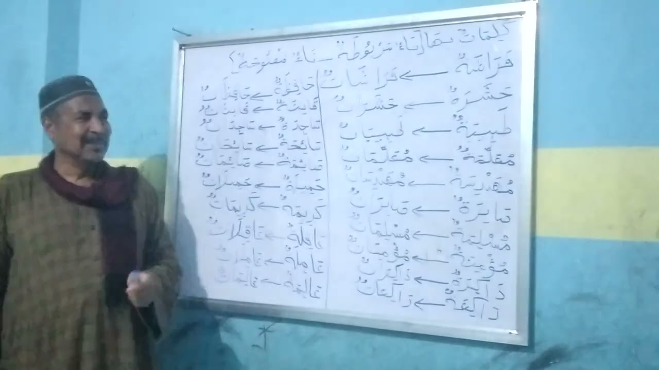 براعة البراعم ٢ مع التاء المربوطة والتاء المفتوحة عن طريق المفرد المؤنث والجمع المؤنث السالم