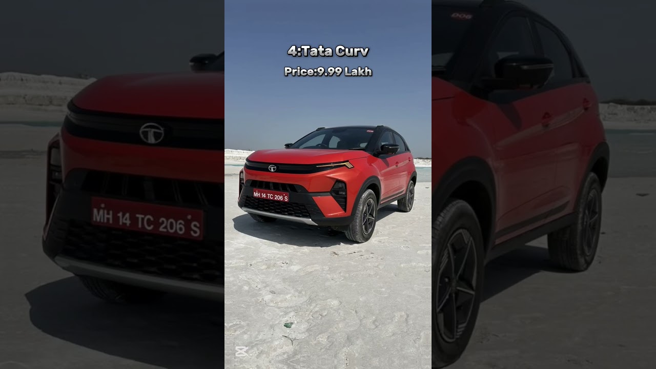 Top 4 Tata Cars under 10 Alkh in India 🔥 #automobile #tata