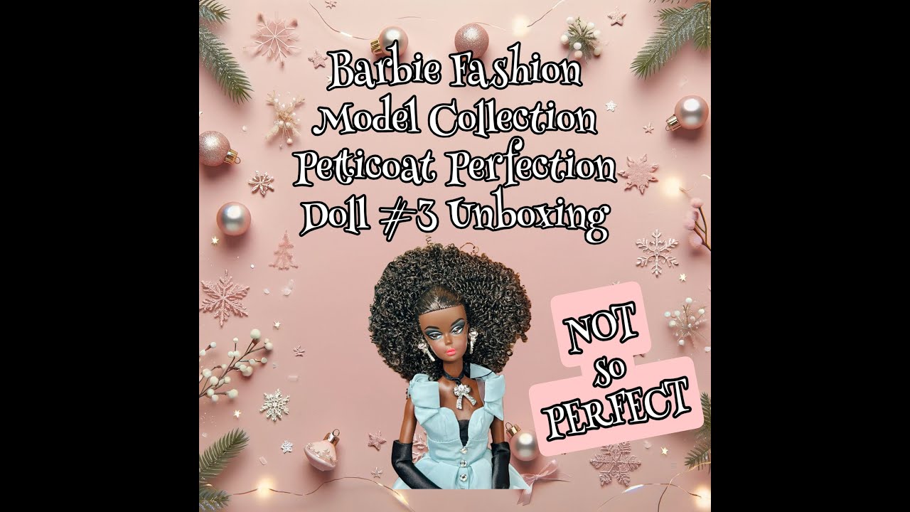 My 1st Silkstone Barbie Fashion Model Collection Petticoat Perfection Doll #3 Unboxing & Review