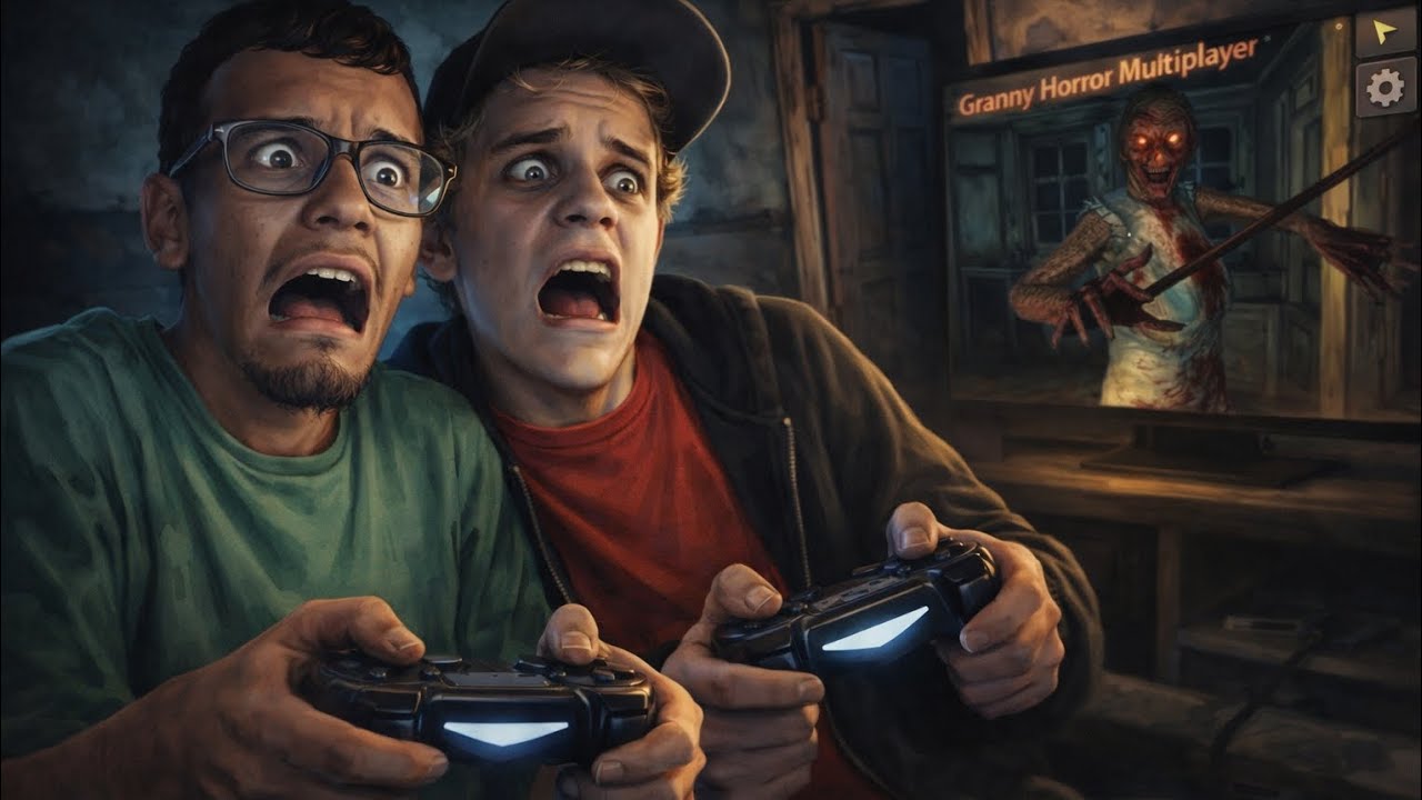EU E MEU AMIGO  TENTANDO FUGIR DA CASA DA VOVÓ  (GRANDMA HORROR MULTIPLAYER) [COMPLETO]