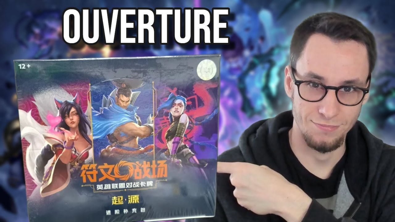 OUVERTURE :  Display Origins (Jumbo)  - Riftbound OGN  LoL TCG !