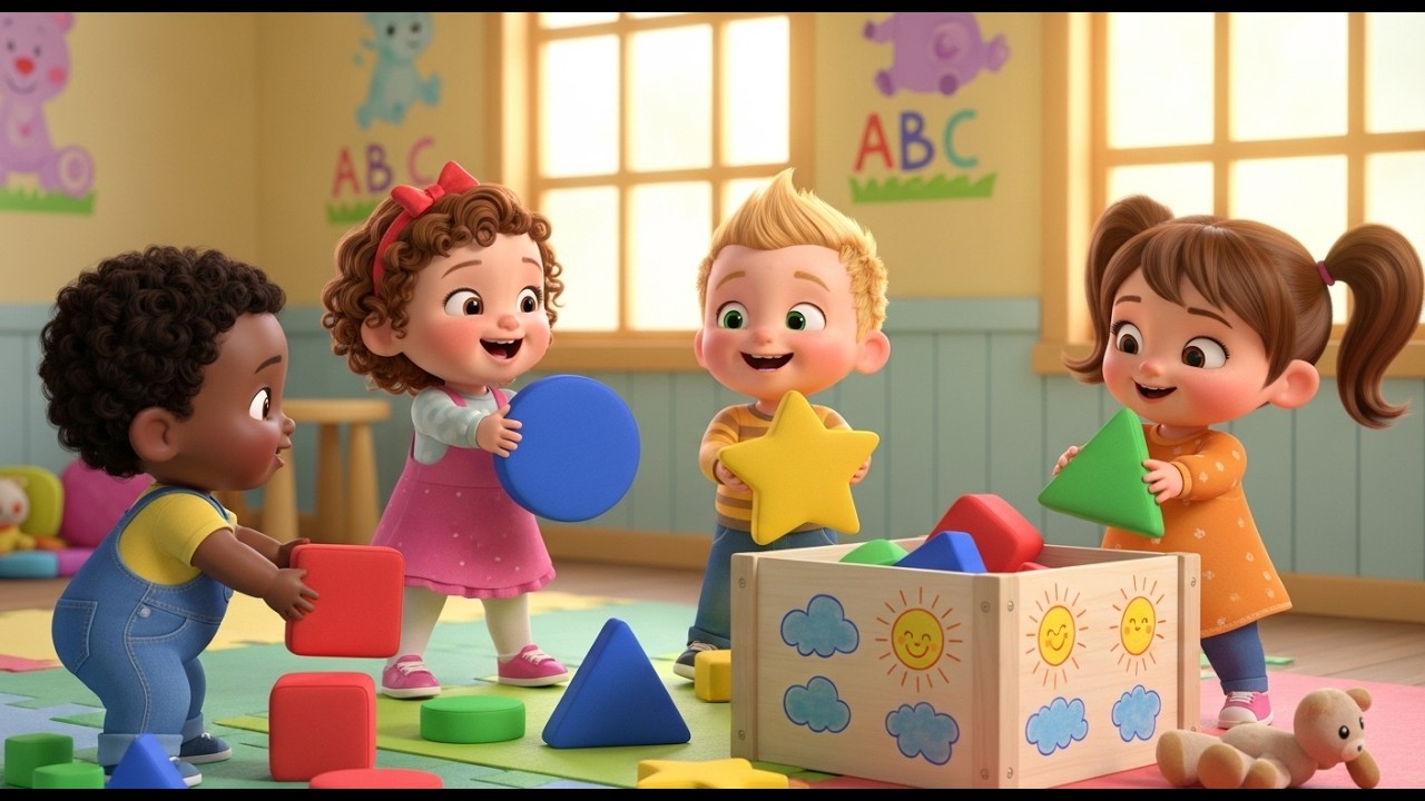 Color Shapes Fun Land 🎨🔺 | Learn Colors and Shapes for Kids | Preschool Learning Adventure