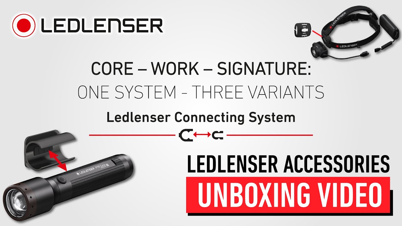 Flashlight Headlamp Accessories - The New Ledlenser Connecting System - LED Lenser Malaysia