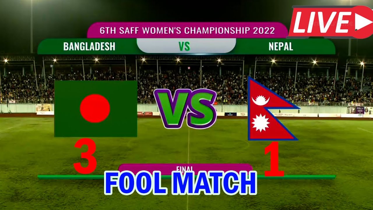 🔴LIVE SAFF WOMEN CHAMPIONSHIP 2024 | NEPAL VS BANGLADESH (1-2) FINAL KATHMANDU NEPAL